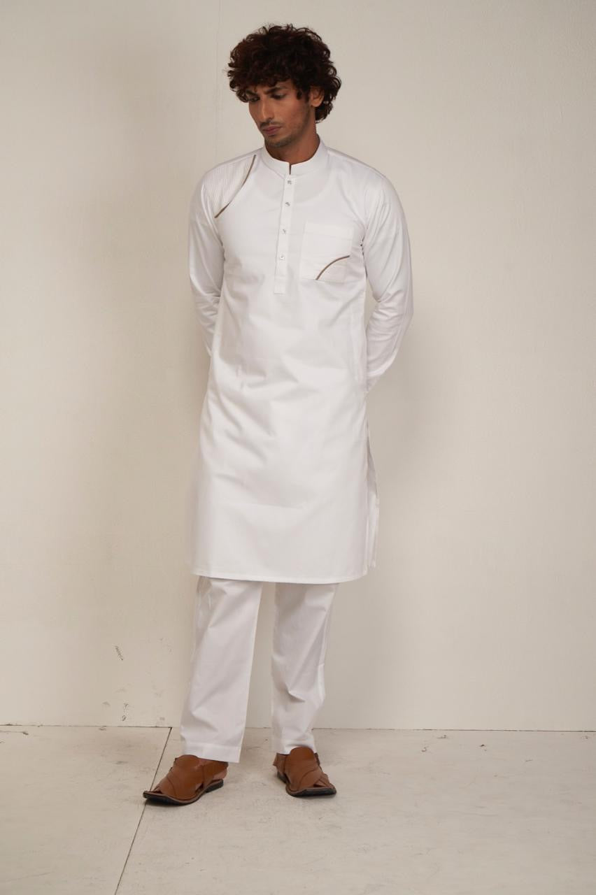 Ivory Modern Kurta Set
