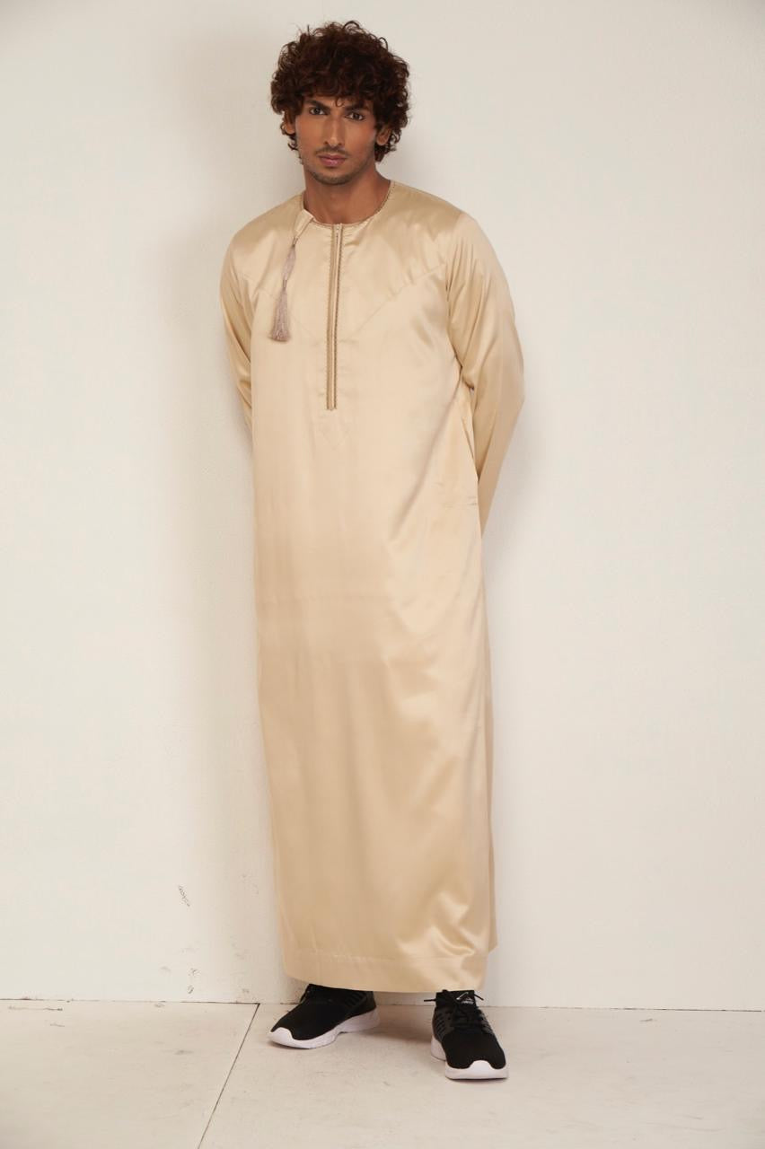 OMANI THOBE - Sand Gold