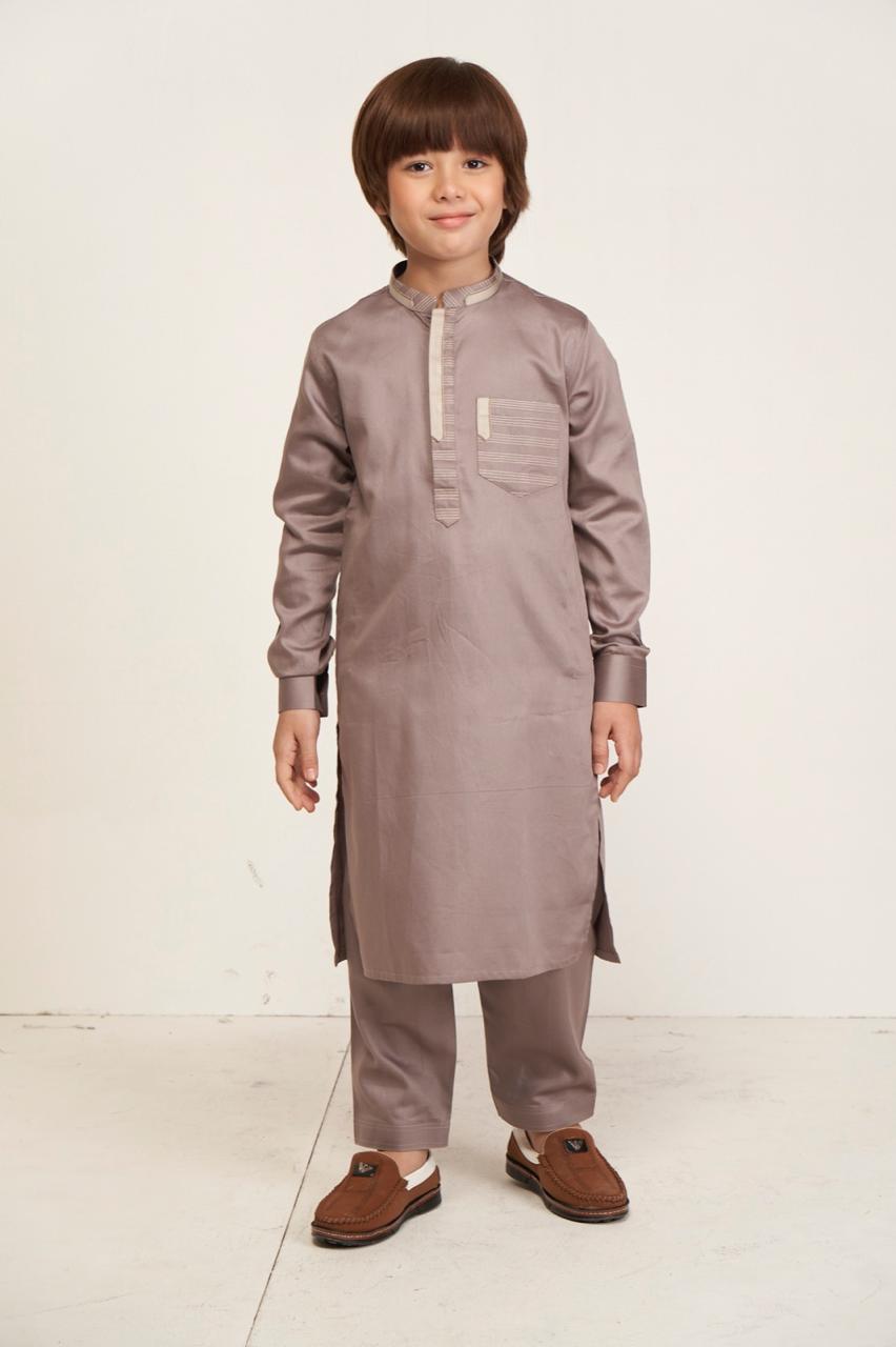 Kamari kids Kurta Pajama - Dusty Rose