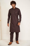 Mocha Modern Kurta Set