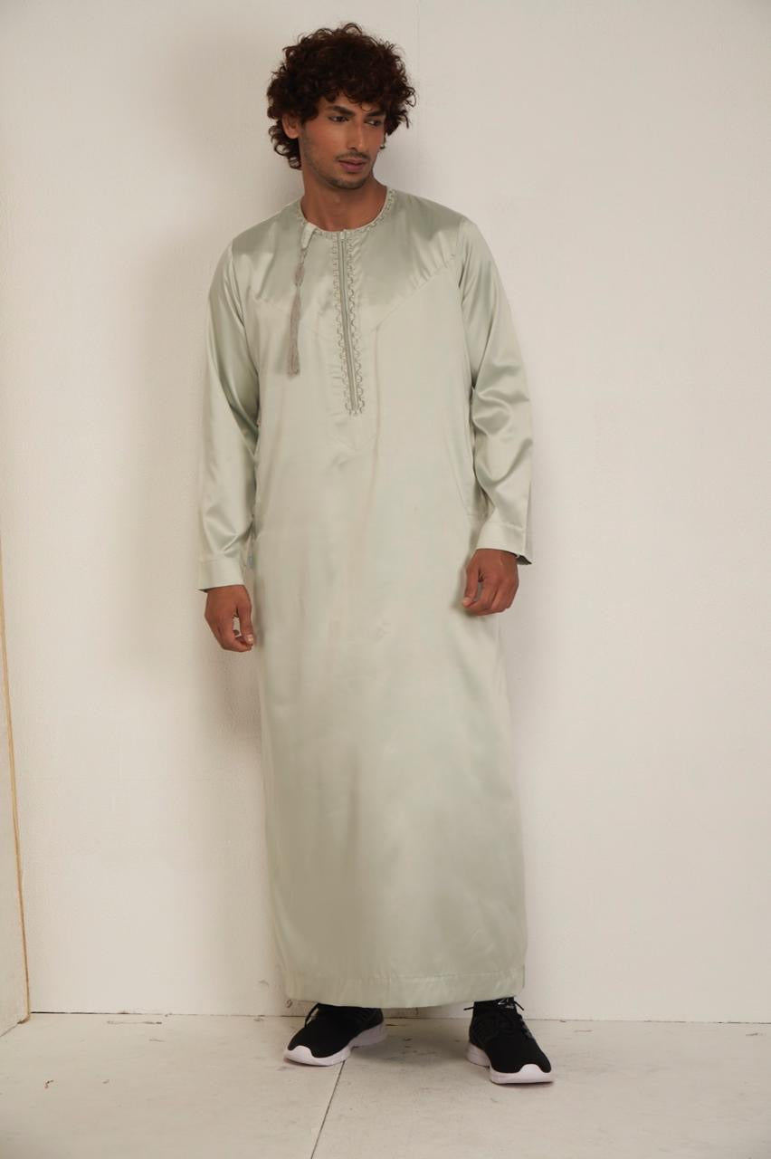 OMANI THOBE - Sage Green