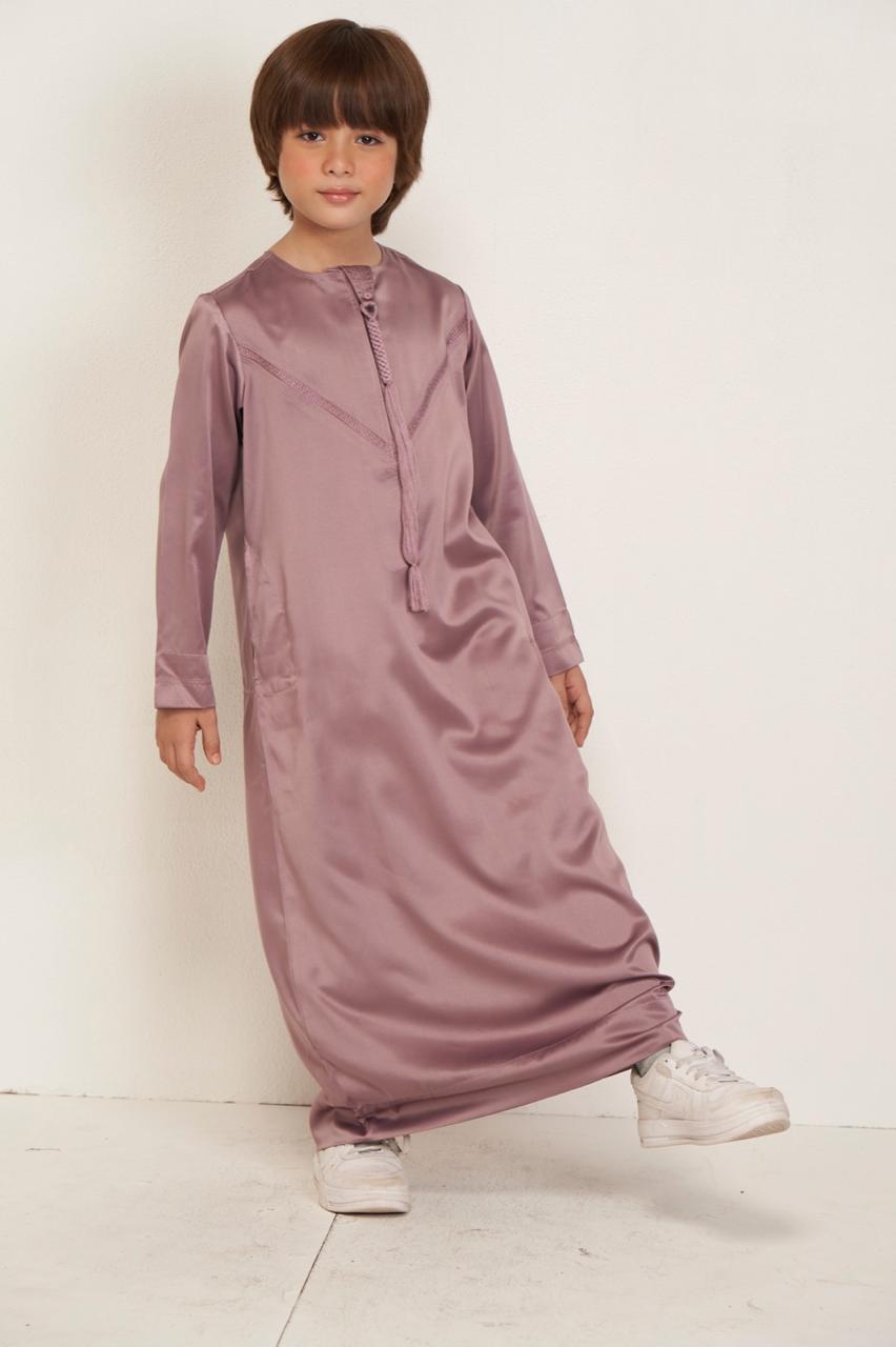 Emarati Kids Thobe -  Cashmere pink