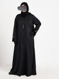 MAWJ NUJUM ABAYA- BLACK