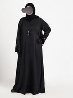 MAWJ NUJUM ABAYA- BLACK