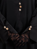 MAWJ NUJUM ABAYA- BLACK