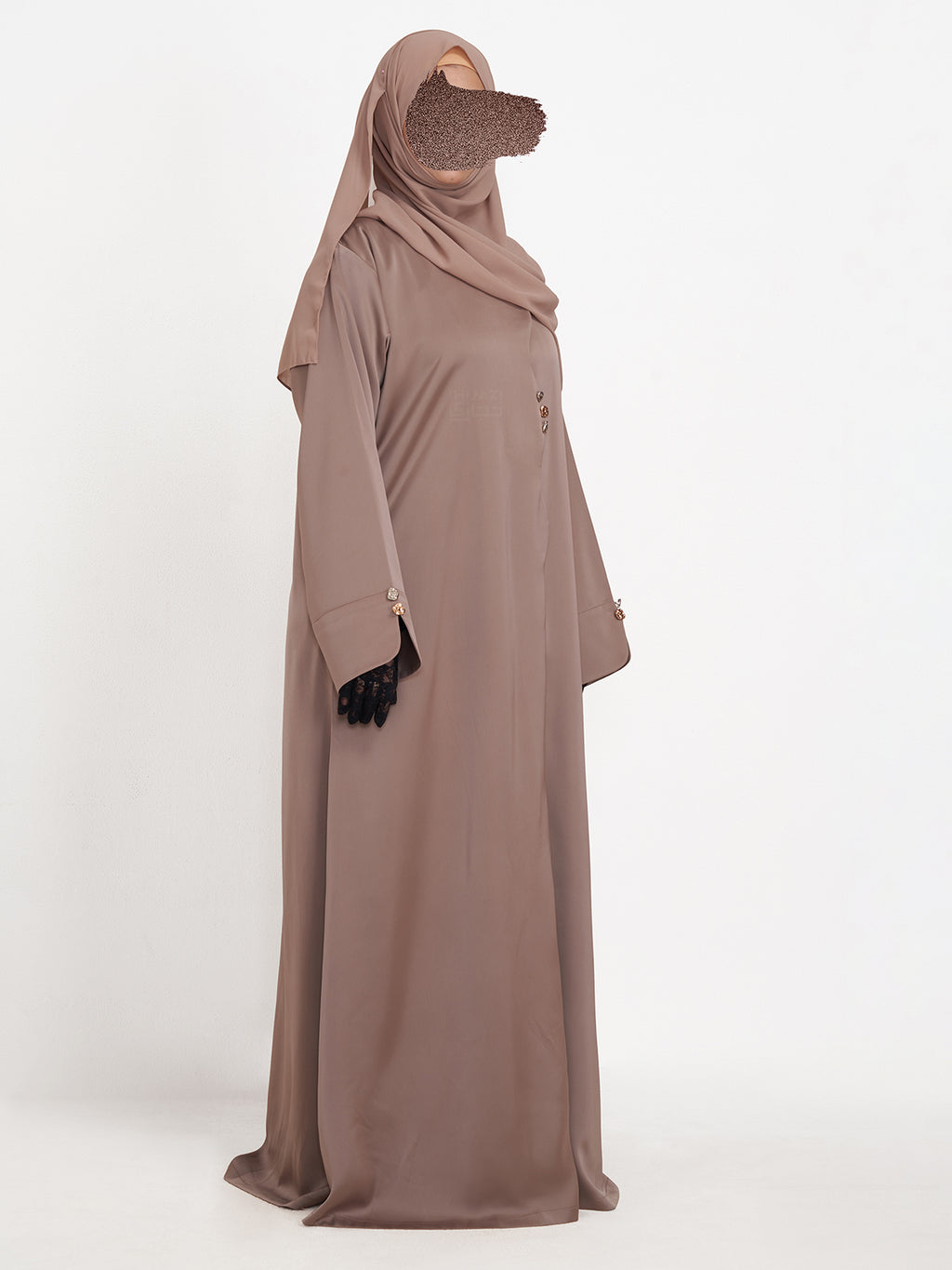MAWJ NUJUM ABAYA- BEIGE