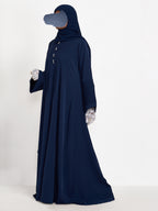 RAVZA PINTEX ABAYA- NAVY BLUE