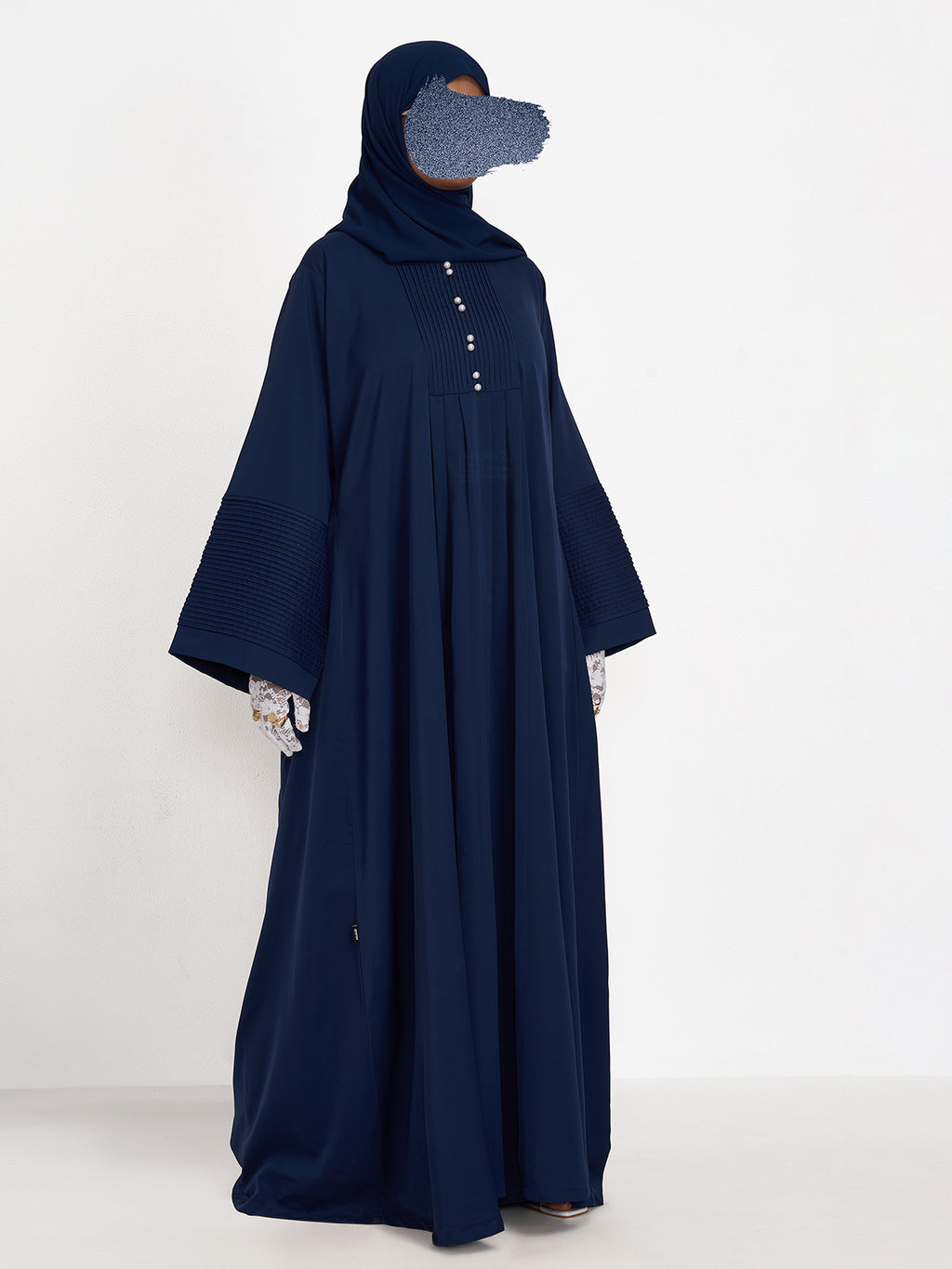 RAVZA PINTEX ABAYA- NAVY BLUE