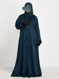 MAWJ NUJUM ABAYA- BOTTLE GREEN