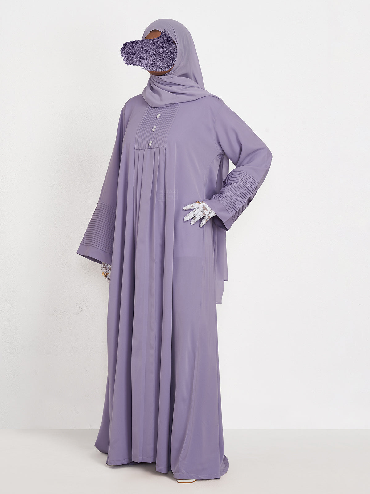 RAVZA PINTEX ABAYA- LAVENDER