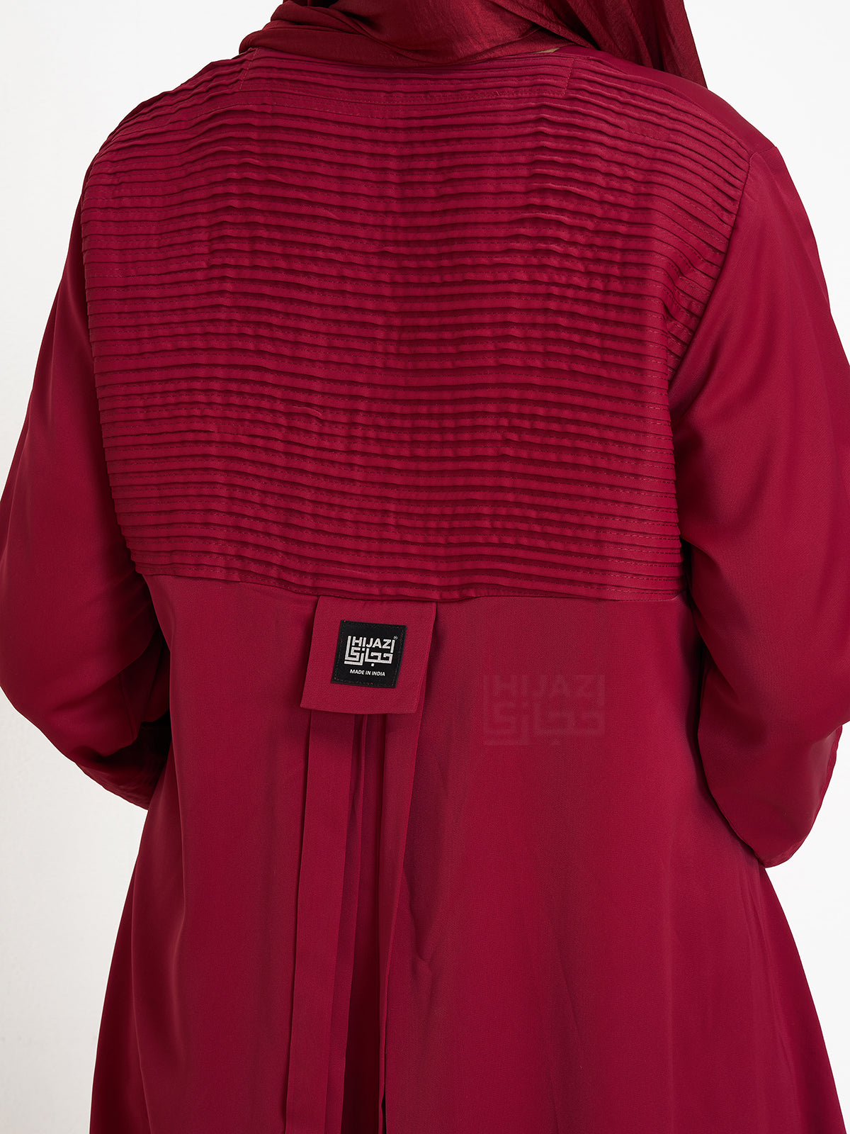 RAVZA PINTEX ABAYA- CHERRY RED
