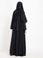 FLOW DRAPE ABAYA- BLACK