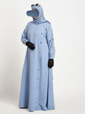 RIVET SKY BLUE ABAYA