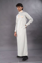 Ash Grey Premium Designer Thobe