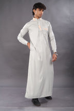Ash Grey Premium Designer Thobe