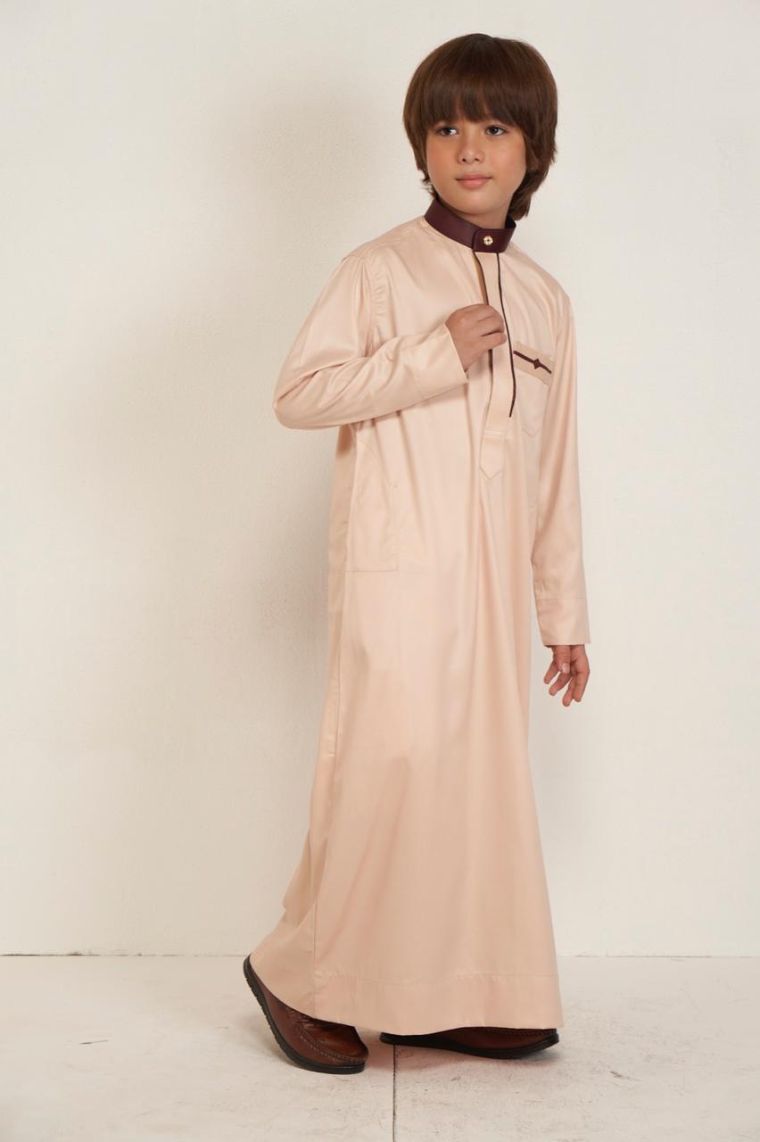 Emir Kids Thobe - Cream