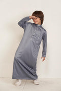 Tuban Kids Thobe - Ash Grey