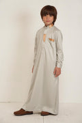 Zayid Kids Thobe - Off White
