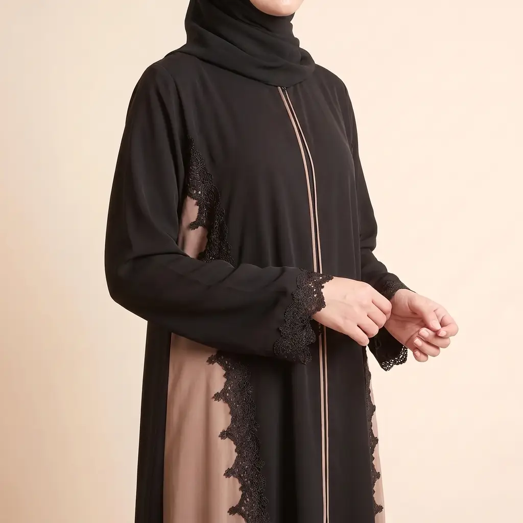 LAMEES LACE ABAYA
