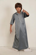 Kids Moroccan Kandura - Ash Grey - itqan