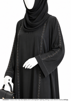 SIYAHI PINTEX ABAYA
