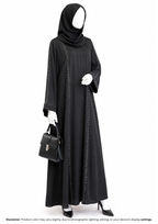 SIYAHI PINTEX ABAYA