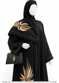 AMBER SINGLE FLORAL ABAYA