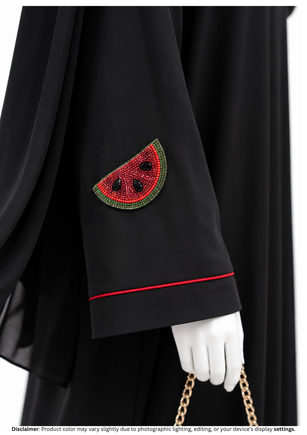 ONE IN A MELON ABAYA HANDWORK