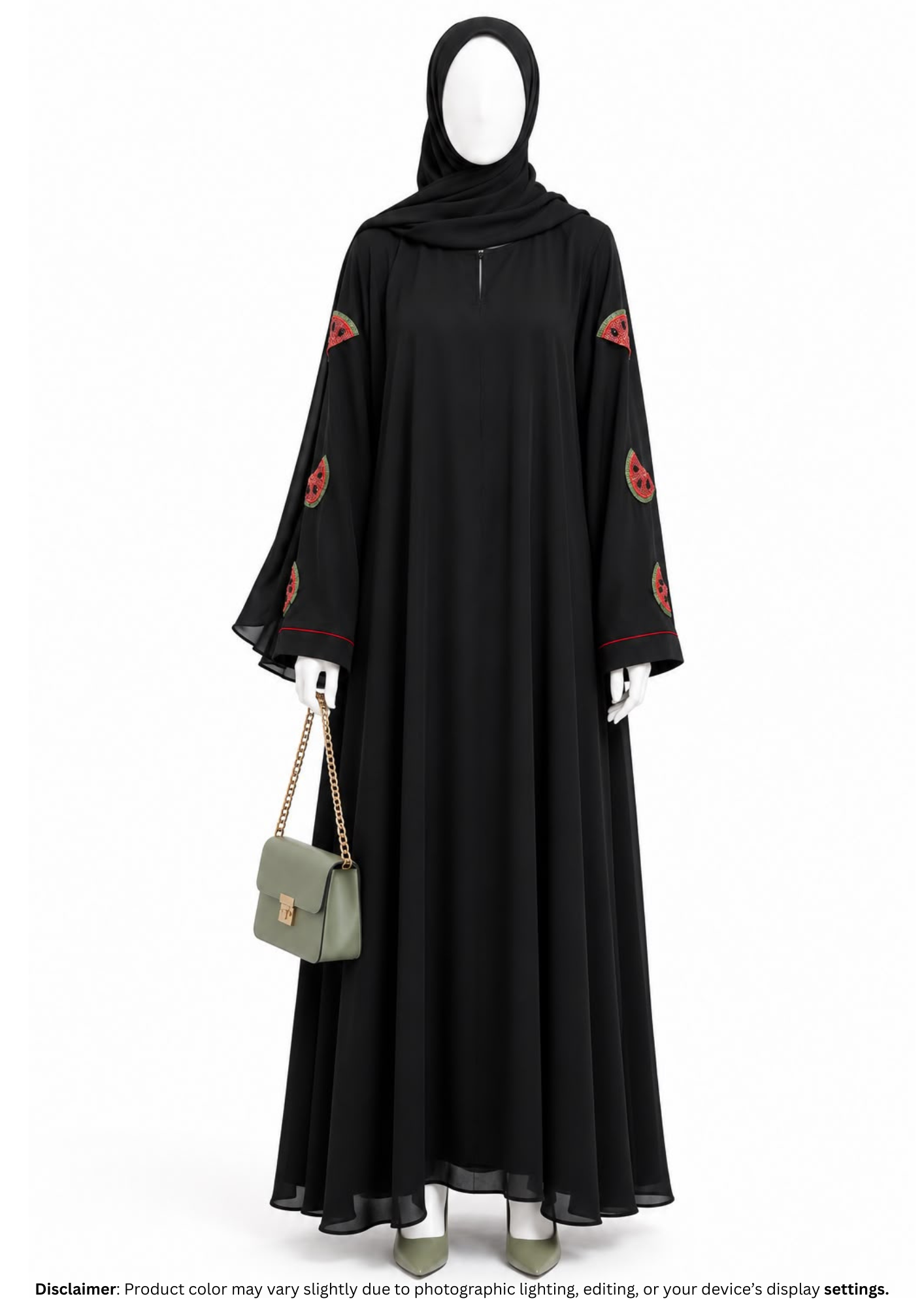 ONE IN A MELON ABAYA HANDWORK