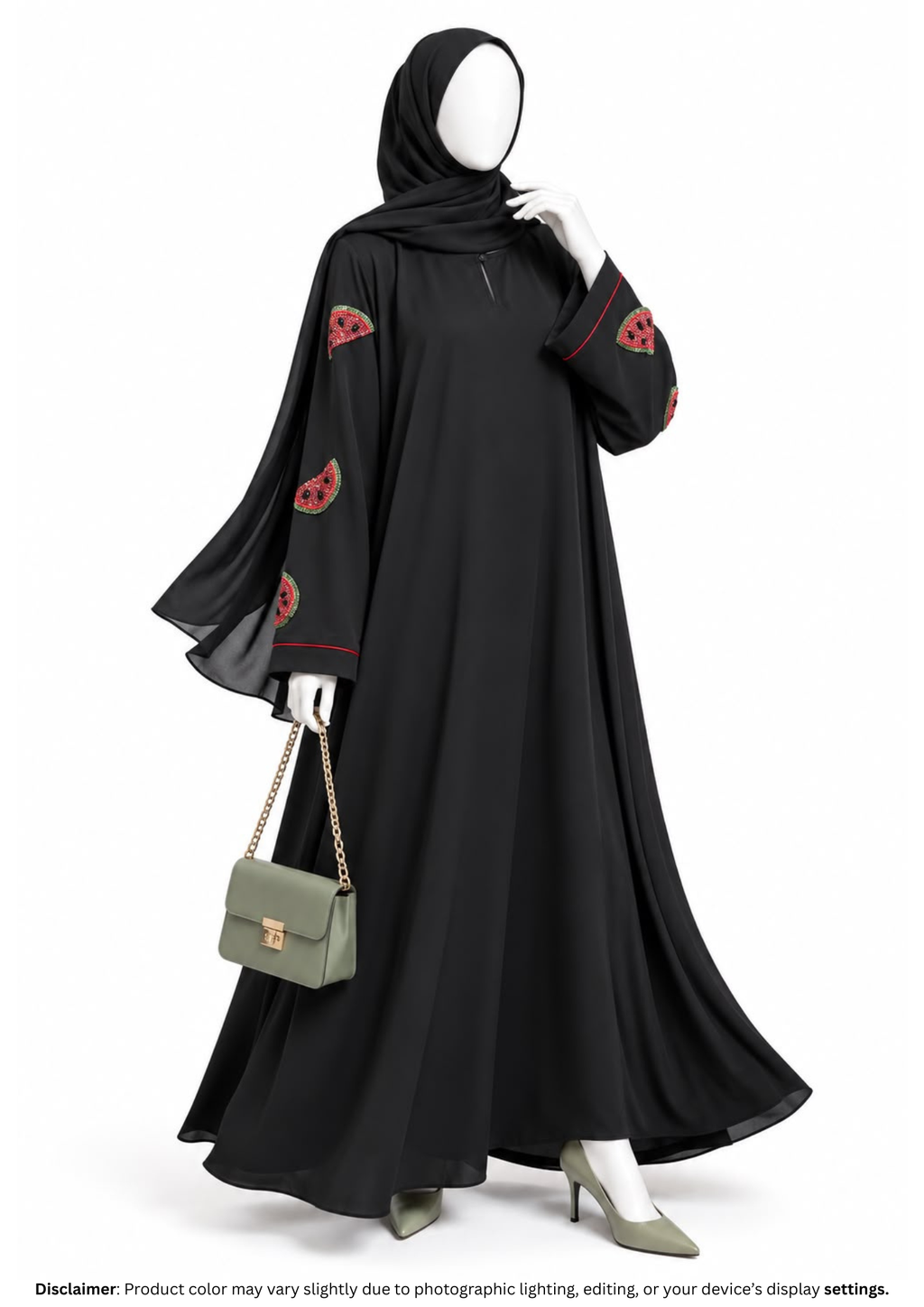 ONE IN A MELON ABAYA HANDWORK