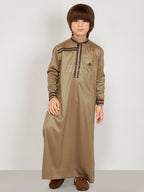 Kinan Kids Thobe - Camel Beige