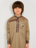 Kinan Kids Thobe - Camel Beige
