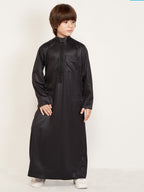 Marwan Kids Thobe - Black