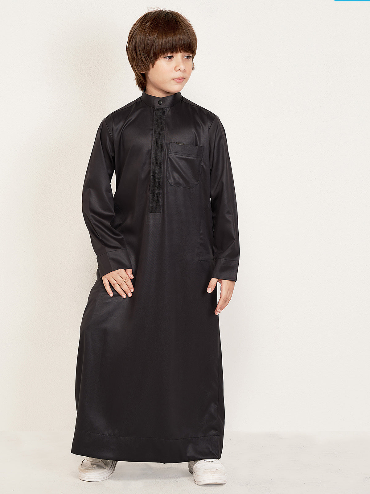 Marwan Kids Thobe - Black