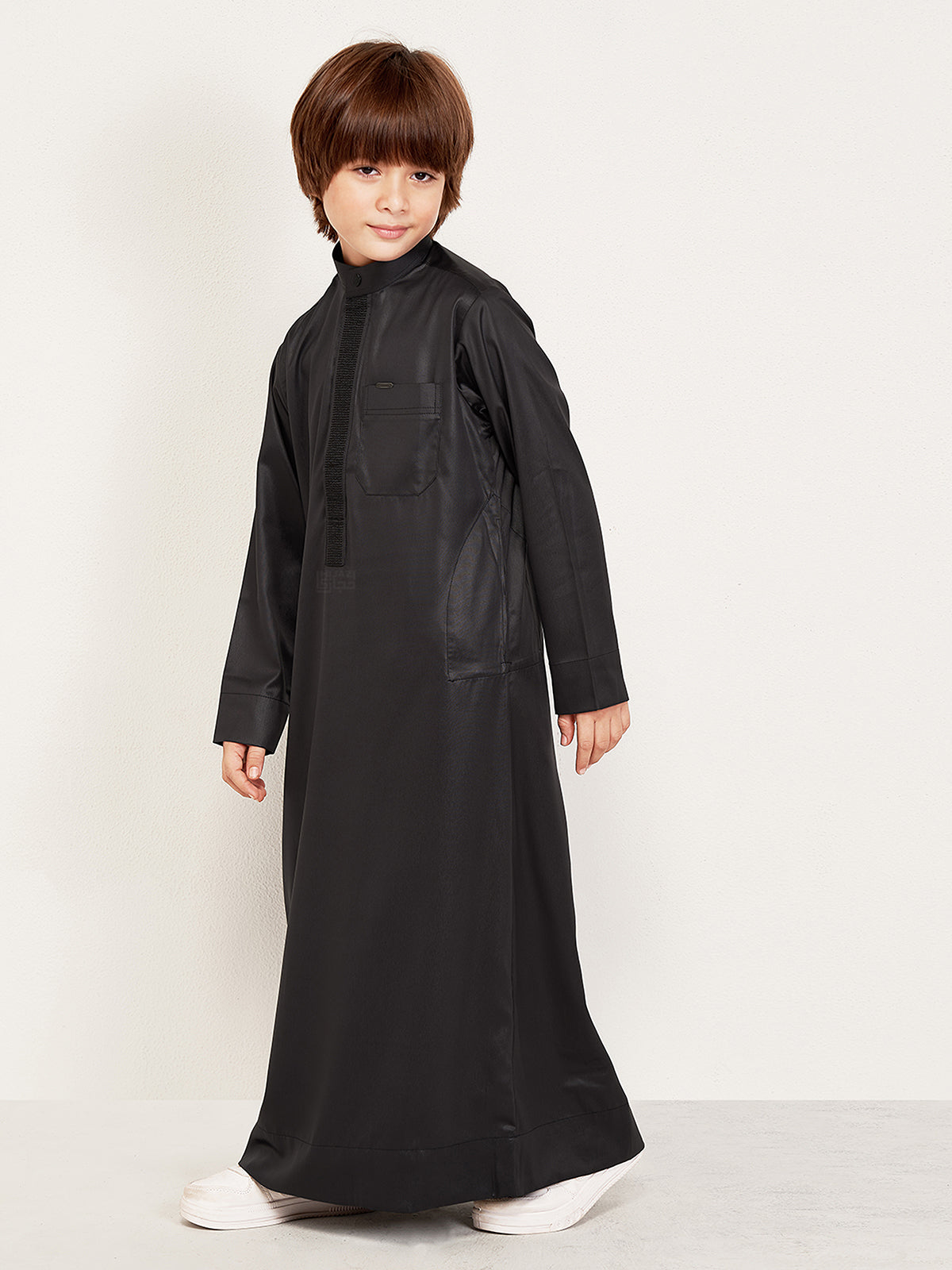 Marwan Kids Thobe - Black