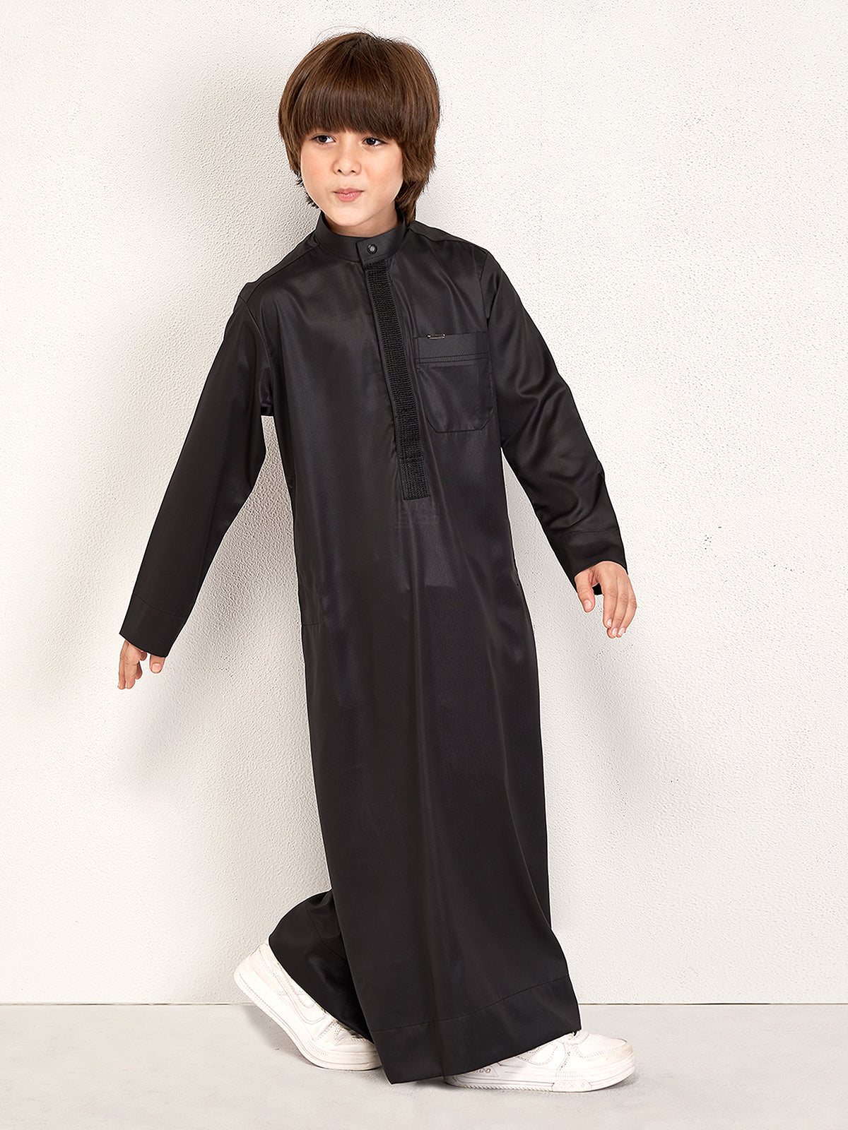 Marwan Kids Thobe - Black