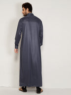 Mirqaab Thobe - Dark Grey