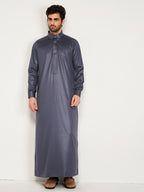 Mirqaab Thobe - Dark Grey