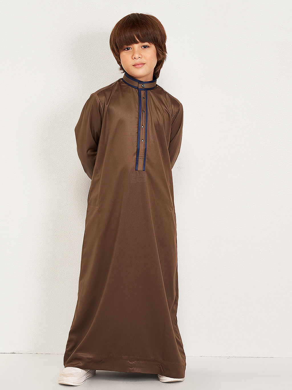 Wujooh Kids Thobe - Brown