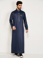 Riyadh Thobe - Navy Blue