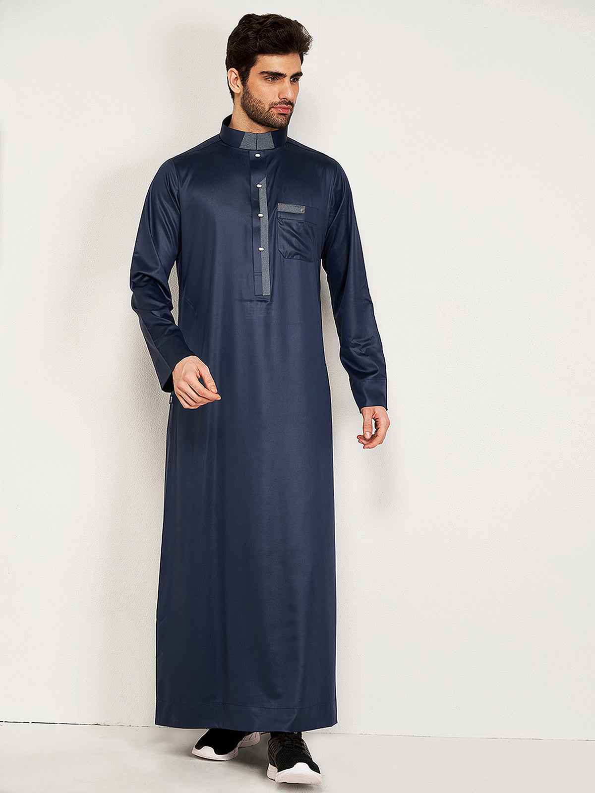 Riyadh Thobe - Navy Blue