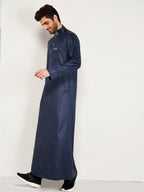 Riyadh Thobe - Navy Blue