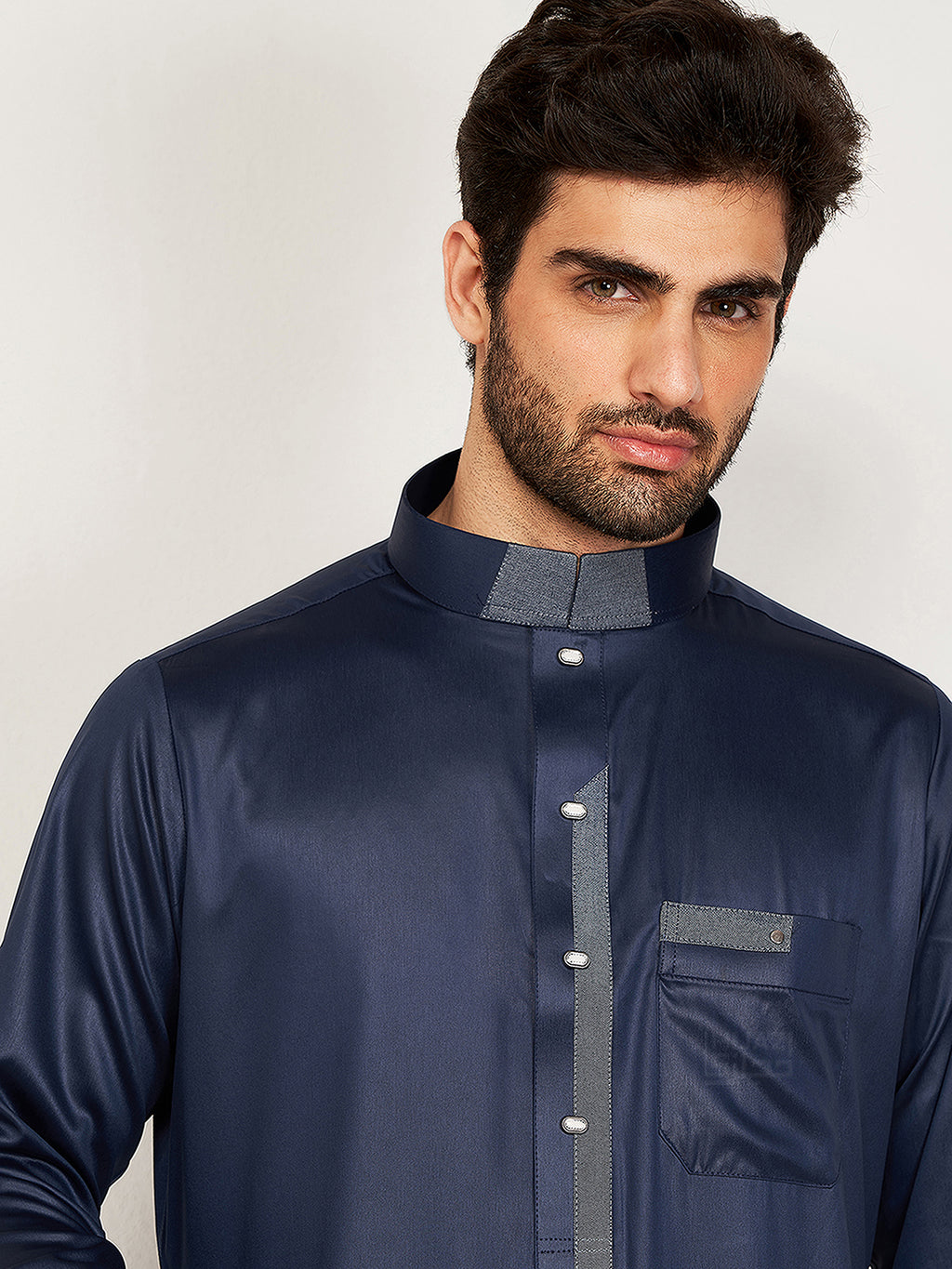 Riyadh Thobe - Navy Blue