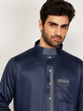 Riyadh Thobe - Navy Blue
