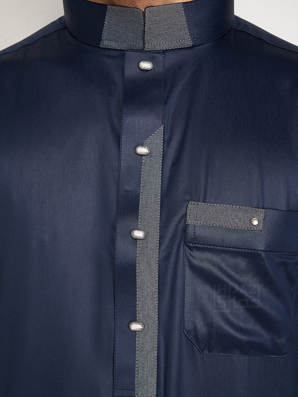 Riyadh Thobe - Navy Blue