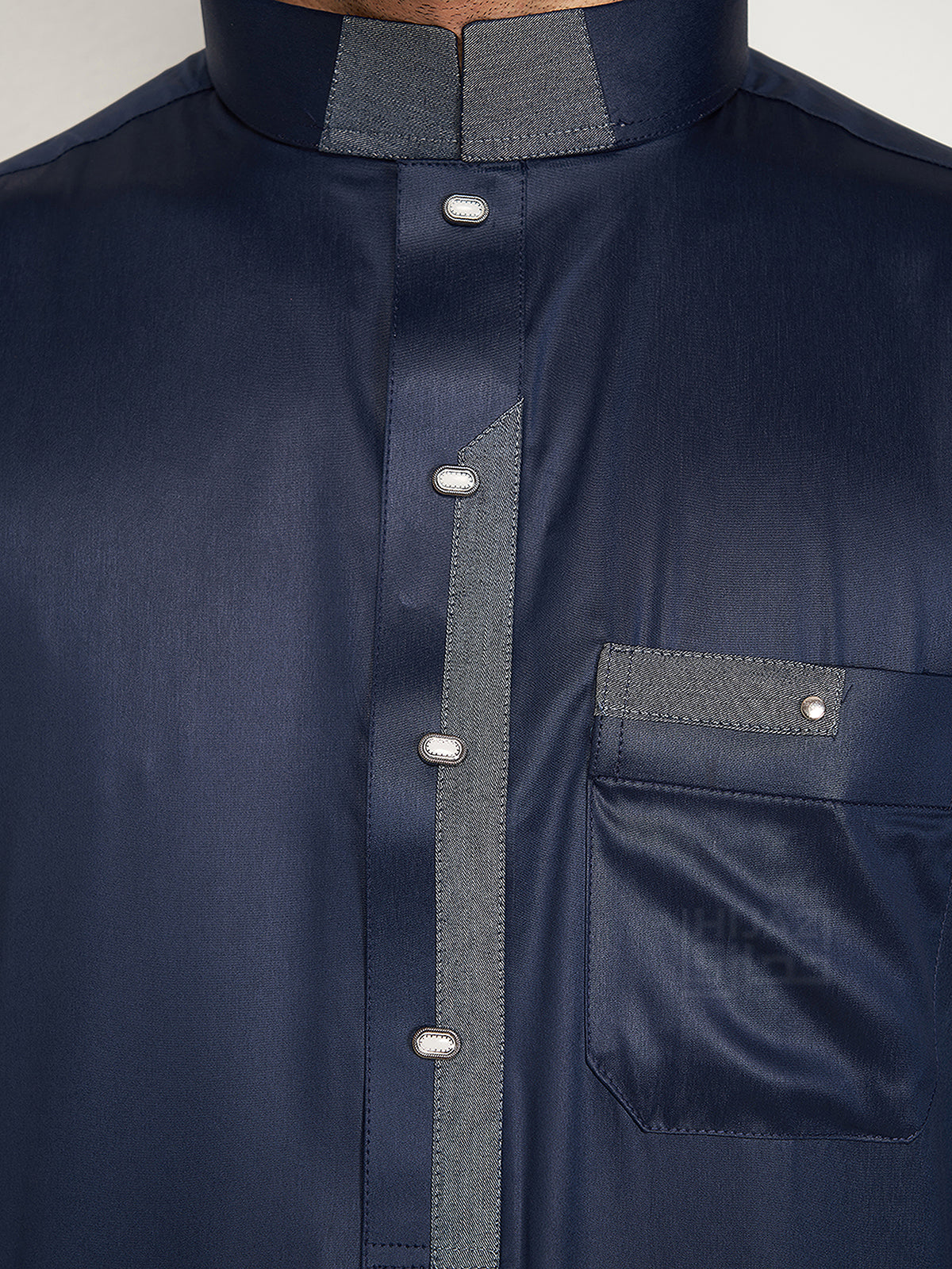 Riyadh Thobe - Navy Blue