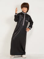 Taylan Kids Thobe - Black