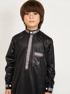 Taylan Kids Thobe - Black