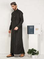Al-Waqar Premium Thobe - Charcoal gray