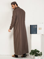 Al- Waqar Premium thobe - Brown